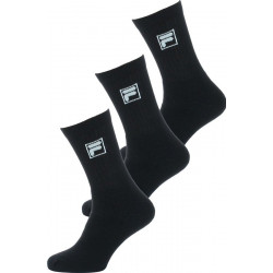 FILA NOGAVICE UNI DOLGE ČRNE 3KOS