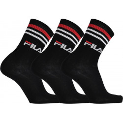 FILA NOGAVICE UNI DOLGE ČRNE 3pari