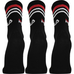 FILA NOGAVICE UNI DOLGE ČRNE 3pari