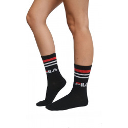FILA NOGAVICE UNI DOLGE ČRNE 3pari