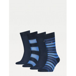 TOMMY HILFIGER NOGAVICE DOLGE MOŠKE 4pari V DARILNI EMBALAŽI