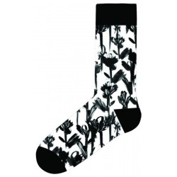 JOHN FRANK NOGAVICE ŽENSKE DOLGE BLACK&WHITE