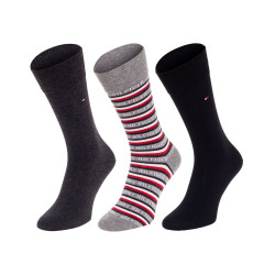 TOMMY HILFIGER NOGAVICE DOLGE MOŠKE 3pari V DARILNI EMBALAŽI