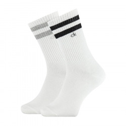 CALVIN KLEIN NOGAVICE DOLGE MOŠKE  bela