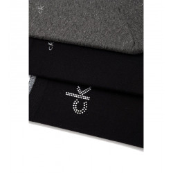 CALVIN KLEIN ŽENSKE NOGAVICE 3 PARI CRYSTAL LOGO HOLIDAY