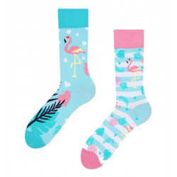 DEDOLES DOLGE NOGAVICE LOVE FLAMINGOS