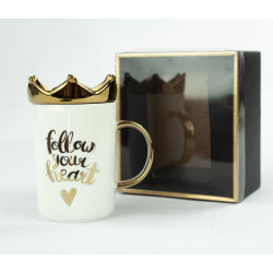 KJUT VAJB SKODELICA S POKROVOM FOLLOW V DARILNI EMBALAŽI