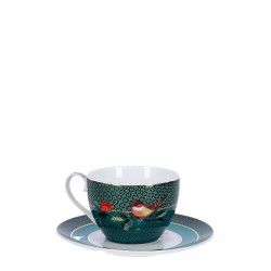 SKODELICA S KROŽNIKOM PIP WINTER WONDERLAND PTICA ZELENA 280ml