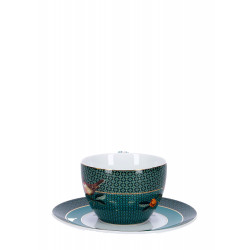 SKODELICA S KROŽNIKOM PIP WINTER WONDERLAND PTICA ZELENA 280ml