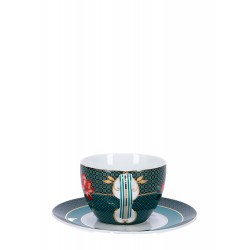 SKODELICA S KROŽNIKOM PIP WINTER WONDERLAND PTICA ZELENA 280ml