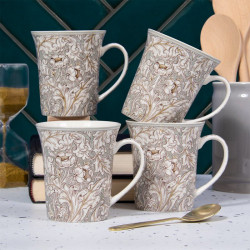 LEONARDO SET 4 SKODELIC V DEKORATIVNI ŠKATLI BACHELORS BUTTON