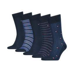 TOMMY HILFIGER NOGAVICE DOLGE MOŠKE 5 PAROV V DARILNI EMBALAŽI