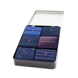 TOMMY HILFIGER NOGAVICE DOLGE MOŠKE 5 PAROV V DARILNI EMBALAŽI