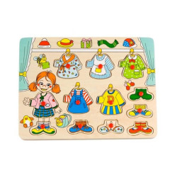 PINO TOYS SESTAVLJANKA LESENA