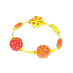 PINO TOYS ZAPESTNICA Z LESENIMI PERLICAMI