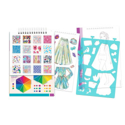 MAKE IT REAL SKICIRKA Z NALEPKAMI CVETLIČNA KREATIVA