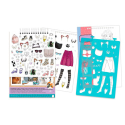 MAKE IT REAL SKICIRKA Z NALEPKAMI PRETTY KITTY