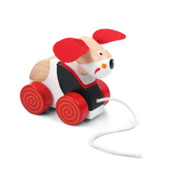 PINO TOYS IGRAČA LESENA NA POTEG PES