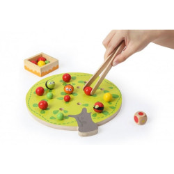 PINO TOYS IGRA ULOVI JABOLKO LESENA