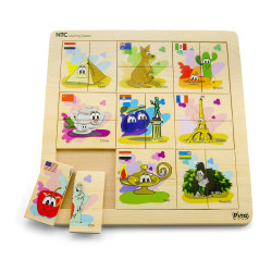 PINO TOYS SESTAVLJENKA LESENA