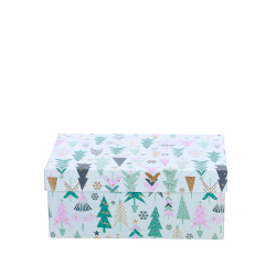 ŠKATLA DARILNA WINTER FOREST ZELENA21x8x14 NL