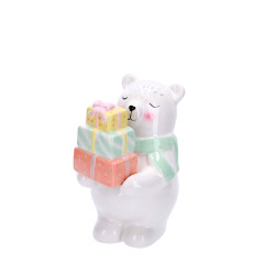 HRANILNIK KERAMIČNI MEDVED 14x19x11cm