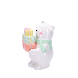 HRANILNIK KERAMIČNI MEDVED 14x19x11cm