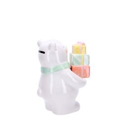 HRANILNIK KERAMIČNI MEDVED 14x19x11cm