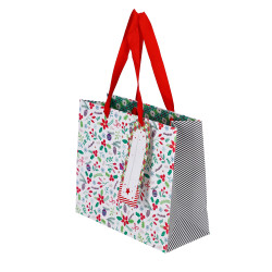 VREČKA DARILNA BOŽIČNA 18X16X8cm