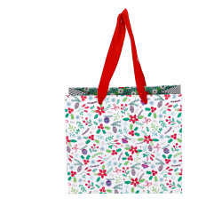 VREČKA DARILNA BOŽIČNA 18X16X8cm