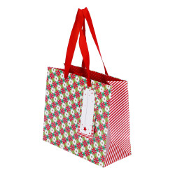 VREČKA DARILNA BOŽIČNA 18X16X8cm