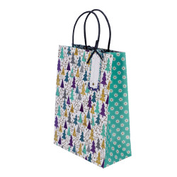 VREČKA DARILNA BOŽIČNA 28X33X14cm NL