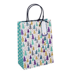 VREČKA DARILNA BOŽIČNA 28X33X14cm NL