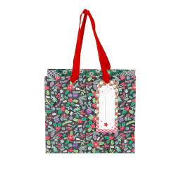 VREČKA DARILNA BOŽIČNA 18X16X8cm