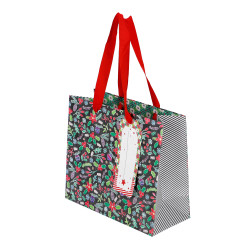 VREČKA DARILNA BOŽIČNA 18X16X8cm