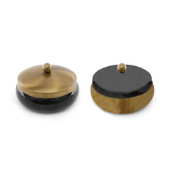 ŠATULJA 13x9 cm BEE GOLD BLACK SILFC