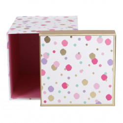 BAGS&MORE DARILNA ŠKATLA KVADRATNA PIKE