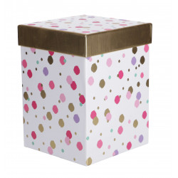 BAGS&MORE DARILNA ŠKATLA KVADRATNA PIKE