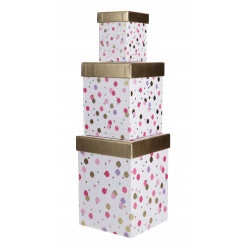 BAGS&MORE DARILNA ŠKATLA KVADRATNA PIKE