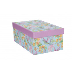 BAGS&MORE DARILNA ŠKATLA PRAVOKOTNA KOLIBRI