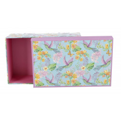 BAGS&MORE DARILNA ŠKATLA PRAVOKOTNA KOLIBRI