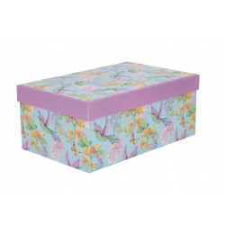 BAGS&MORE DARILNA ŠKATLA PRAVOKOTNA KOLIBRI