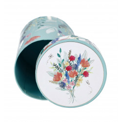 BAGS&MORE DARILNA ŠKATLA OKROGLA ŠOPEK ROŽ