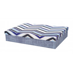 BAGS&MORE DARILNA ŠKATLA PRAVOKOTNA JEANS