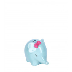 WURM HRANILNIK KERAMIČNI SLON SORT 12x9x8cm