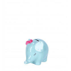 WURM HRANILNIK KERAMIČNI SLON SORT 12x9x8cm