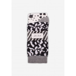 JOHN FRANK NOGAVICE ŽENSKE BLACK&WHITE MULTICOLOR