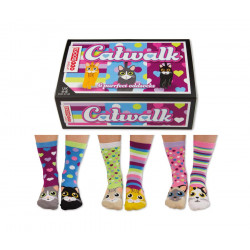 UNITED ODDSOCKS NOGAVICE ŽENSKE DOLGE MIX 6 KOS CATWALK